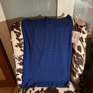 Royal Navy Blue Pencil Skirt